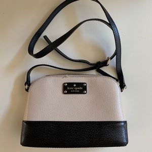Kate Spade Cream and Black Crossbody Purse